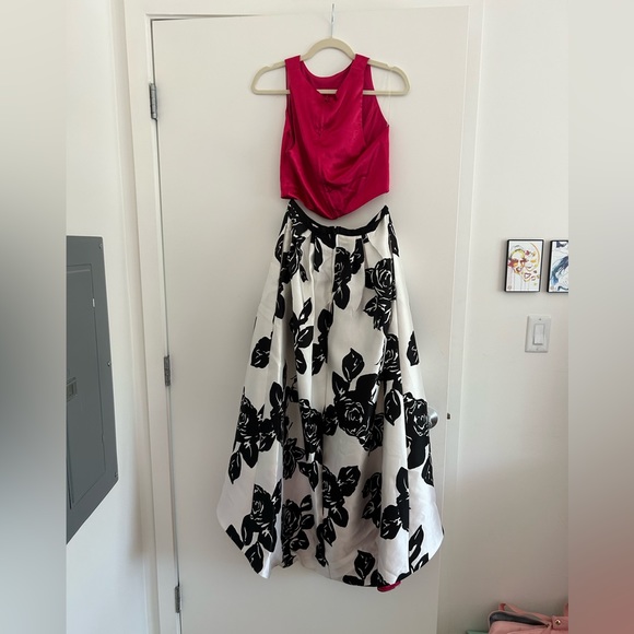 2 piece high low formal set - Picture 2 of 2